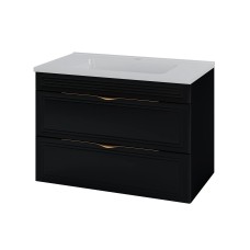 “Естель” тумба підвісна з ум. Родео 80, чорна