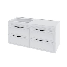 “Естель” тумба підвісна з ум. Родео 120, біла Л.