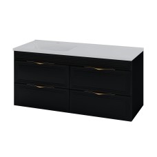 “Естель” тумба підвісна з ум. Родео 120, чорна Л.