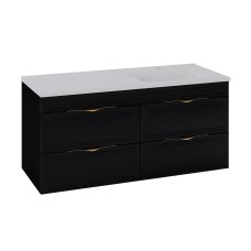 “Естель” тумба підвісна з ум. Родео 120, чорна П.