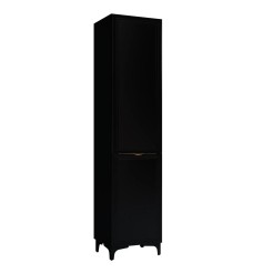 “Естель” пенал підлоговий 40х35, з корзиною чорний П. “Естель” пенал підлоговий 40х35, з корзиною чорний П.