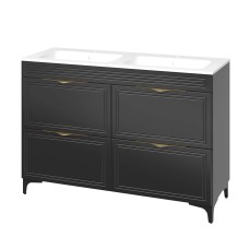 “Естель” тумба підлогова з ум. Родео 120, ( подвійна чаша ) чорна