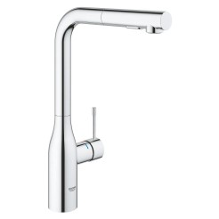 Кухонний змішувач Grohe Essence New з висувним виливом 30270000