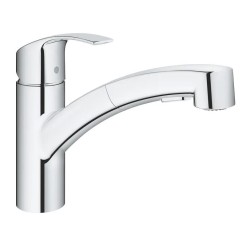Кухонний змішувач Grohe Eurosmart з висувним виливом 30305000