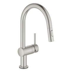 Кухонний змішувач Grohe Minta Touch Сенсорний з висувним виливом 31358DC2 Кухонний змішувач Grohe Minta Touch Сенсорний з висувним виливом 31358DC2