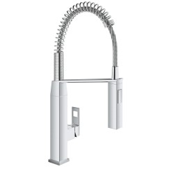 Кухонний змішувач Grohe Eurocube гнучким виливом 31395000 Кухонний змішувач Grohe Eurocube гнучким виливом 31395000