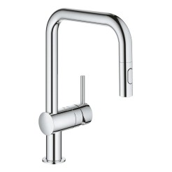 Кухонний змішувач Grohe Minta з висувним виливом 32322002