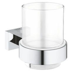 Стакан для зубних щіток Grohe Essentials Cube New (40755001) Стакан для зубних щіток Grohe Essentials Cube New (40755001)