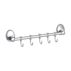 Вішалка для рушників у ванну з 5-ма гачками HAIBA HB1615-5 (360 мм) (HB0459)