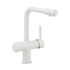 Змішувач для кухні Haiba Hans 021 з вих. для питної води (білий) (HB0842)