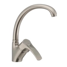 Змішувач для кухні Haiba Focus 011 нержавіюча сталь (HB0922)