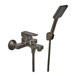 Змішувач для ванної кімнати Haiba Kubus 009 Euro Graphite (HB4007) Змішувач для ванної кімнати Haiba Kubus 009 Euro Graphite (HB4007)