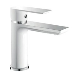 Змішувач для умивальника HAIBA ALEX 001 WHITE-CHROME (HB9562) Змішувач для умивальника HAIBA ALEX 001 WHITE-CHROME (HB9562)