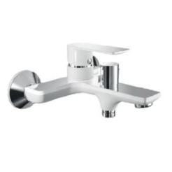 Змішувач для ванни HAIBA ALEX EURO WHITE CHROME HB9568