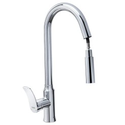 Кухонний змішувач Haiba Bolero 014 з висувною лійкою HB9591