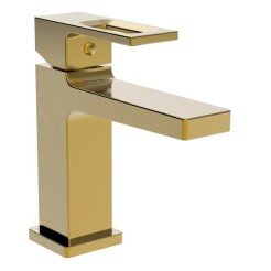 Змішувач для умивальника Haiba KANT 001 BRUSHED GOLD (HB9605) Змішувач для умивальника Haiba KANT 001 BRUSHED GOLD (HB9605)
