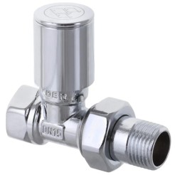 Кран для рушникосушки прямий Koer KR.532 - 1/2 (Продається по 2 шт.) (KR3074)