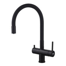 Кухонний змішувач з силік. виливом і вих. для питної води KOER KB-72002-05 (KR3384)