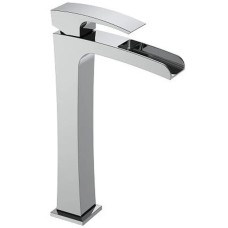 Змішувач для умивальника Koer KB-15007-01 високий водоспад (Колір хром) (KR3448)