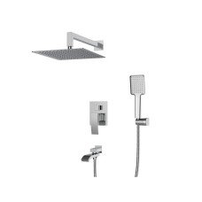 Вбудована душова система із змішувачем Koer KB-66007-01 (Колір хром) (KR3464)