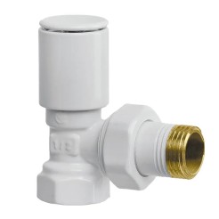 Кран для сушарки рушників кутовий Koer KR.531-2.White - 1/2 (KR4713)