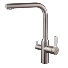 Змішувач для кухні з виходом для питної води Koer KI-72020-02 (з нерж. сталі) (KR4797)