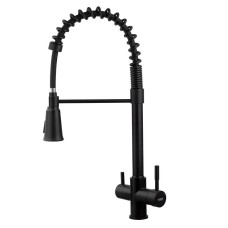 Змішувач для кухні Koer KB-72025-05 з виходом для питної води (вилив - пружина) (KR5015)