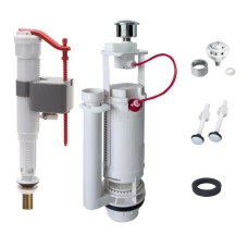 Комплект арматури Koer KT-0301-1/2 (спускна 2-х + наповнювальна з універс. підключенням) (KR5058)