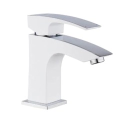 Змішувач для умивальника Koer KB-10007-04 (Колір хром+білий) (KR5149) Змішувач для умивальника Koer KB-10007-04 (Колір хром+білий) (KR5149)