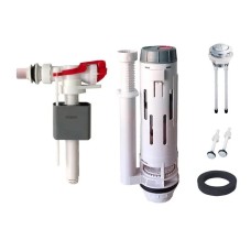 Комплект арматури Koer KT-0303-1/2 спускна та наповнювальна з боковим підключенням, 1/2 (KR5340)