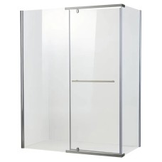 Душова кабіна без піддону Koer SR SC01-120x80x200-TR-01 прозоре скло Easy Clean 8мм, хром (KR5353)