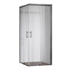 Душова кабіна без піддону Koer SR SC03-90x90x200-TR-07 прозоре скло Easy Clean 6мм, графіт (KR5359)