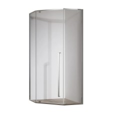 Душова кабіна без піддону Koer SR SC06-100x100x200-TR-01 прозоре скло Easy Clean 8мм, хром (KR5365)