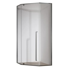 Душова кабіна без піддону Koer SR SC06-90x90x200-TR-07 прозоре скло Easy Clean 8мм, графіт (KR5366)