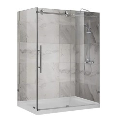 Душова кабіна без піддону Koer SR SC07-120x90x200-TR-01 прозоре скло Easy Clean 8мм, хром (KR5370)