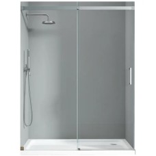 Двері в нішу Koer SR SD02-140x200-TR-01 прозоре скло Easy Clean 8мм, хром (KR5383)