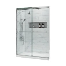 Двері в нішу Koer SR SD03-140x200-TR-01 прозоре скло Easy Clean 8мм, хром (KR5385)