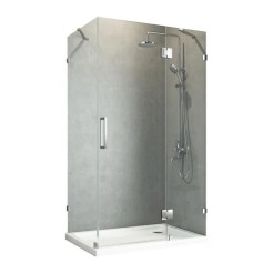 Бічна стінка до кабіни Koer SR SW04-90x200-TR-01 прозоре скло Easy Clean 10мм, хром (KR5390) Бічна стінка до кабіни Koer SR SW04-90x200-TR-01 прозоре скло Easy Clean 10мм, хром (KR5390)