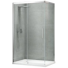 Бічна стінка до кабіни Koer SR SW05-90x200-TR-01 прозоре скло Easy Clean 6мм, хром (KR5407)