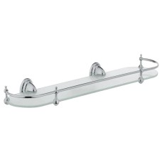 Полиця для ванної кімнати скляна Zerix LR1507 (LL1406)