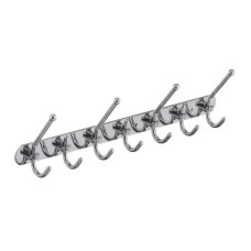 Вішалка для рушників у ванну з 7-а гачками ZERIX LR201-7 (LL1416)