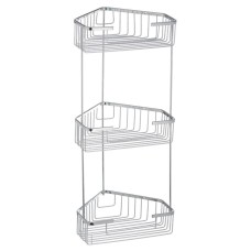 Полиця у ванну кутова 3-ярусна Zerix LR335-2 (LL1453)