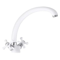 Кухонний змішувач MIXXUS Omega 273 білий MI2766