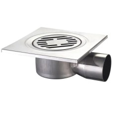 Душовий трап із нержавіючої сталі SUS304 Mixxus Drain-04-15x15-90 (кутове відведення) (MI3420)