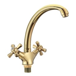 Кухонний змішувач MIXXUS PREMIUM RETRO GOLD-273 MI5851 Кухонний змішувач MIXXUS PREMIUM RETRO GOLD-273 MI5851