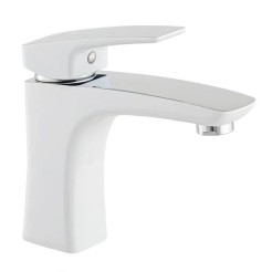 Змішувач для умивальника Mixxus Premium Patrick 001 гайка (White) (MI5853) Змішувач для умивальника Mixxus Premium Patrick 001 гайка (White) (MI5853)