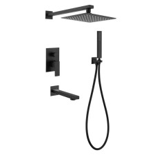 Вбудована душова система Mixxus KUB-009 Inner Black (нерж. сталь) (MI5946)