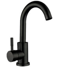 Змішувач для умивальника Mixxus SUS-011-B Black з нерж. сталі SUS304 (кол. чорний) (MI6045)