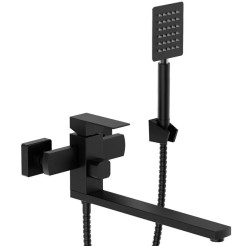 Змішувач для ванни Mixxus Black з нерж сталі MI6095