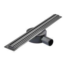 Душовий трап з нерж. сталі SUS304 Mixxus Drain-05-50-Slim Black (30x500мм) (Чорний) (MI6168)